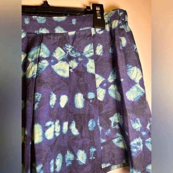 Zara basic blue tie dye skort size XS - Picture 3 of 9